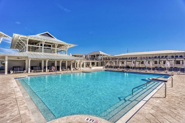 667 E Royal Fern Way, Santa Rosa Beach, FL 32459 - community pool featuring a patio