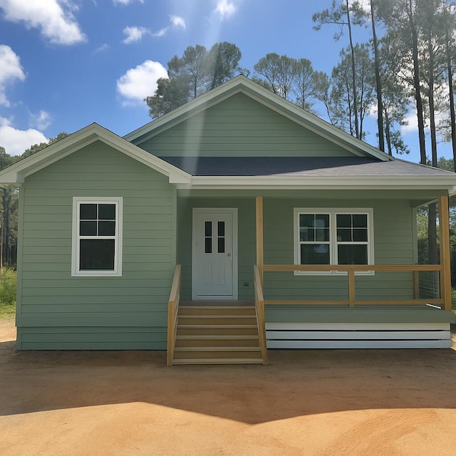 298 S 2nd St, Santa Rosa Beach, FL 32459 - view of front of home featuring a porch