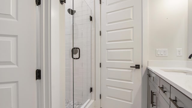 51 W Okeechobee, Santa Rosa Beach, FL 32459 - full bath featuring a shower stall and vanity