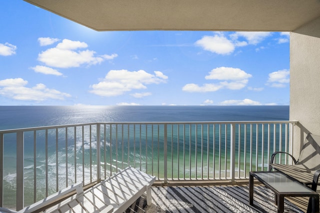 16819 Front Beach Rd Unit 2116, Panama City Beach, FL 32413 - balcony with view of water and beach