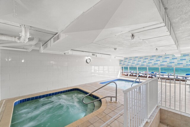 16819 Front Beach Rd Unit 2116, Panama City Beach, FL 32413 - view of pool featuring a hot tub and a swimming pool