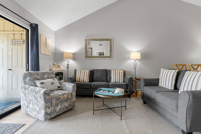 3755 Scenic Highway 98 Unit 1203, Destin, FL 32541 - living area featuring vaulted ceiling