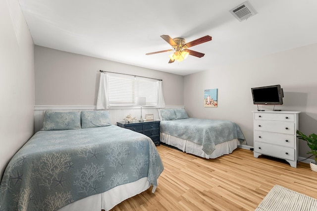 3755 Scenic Highway 98 Unit 1203, Destin, FL 32541 - bedroom featuring light wood finished floors and ceiling fan