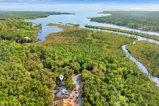 335 J Hunters Way S, Freeport, FL 32439 - aerial view of a heavily wooded area and a nearby body of water