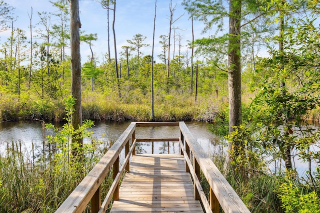335 J Hunters Way S, Freeport, FL 32439 - dock with a water view