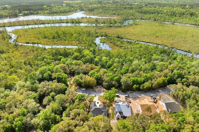 335 J Hunters Way S, Freeport, FL 32439 - bird's eye view of a heavily wooded area and a large body of water
