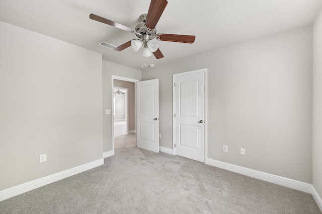 74 Tranquility Ln, Santa Rosa Beach, FL 32459 - unfurnished bedroom with light colored carpet and a ceiling fan