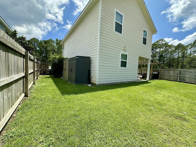 74 Tranquility Ln, Santa Rosa Beach, FL 32459 - view of side of home with a fenced backyard