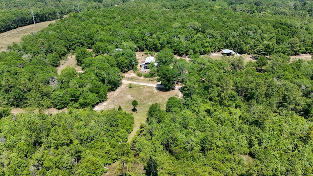 841 N 1st St, Defuniak Springs, FL 32433 - aerial view of property and surrounding area with a forest