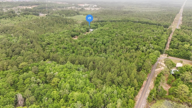 841 N 1st St, Defuniak Springs, FL 32433 - bird's eye view of a heavily wooded area