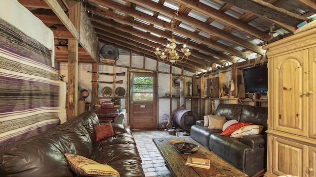 841 N 1st St, Defuniak Springs, FL 32433 - sunroom with a chandelier