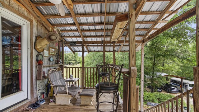 841 N 1st St, Defuniak Springs, FL 32433 - view of wooden terrace