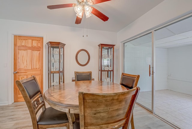 3892 Belmar Pl, Chipley, FL 32428 - dining area with a ceiling fan