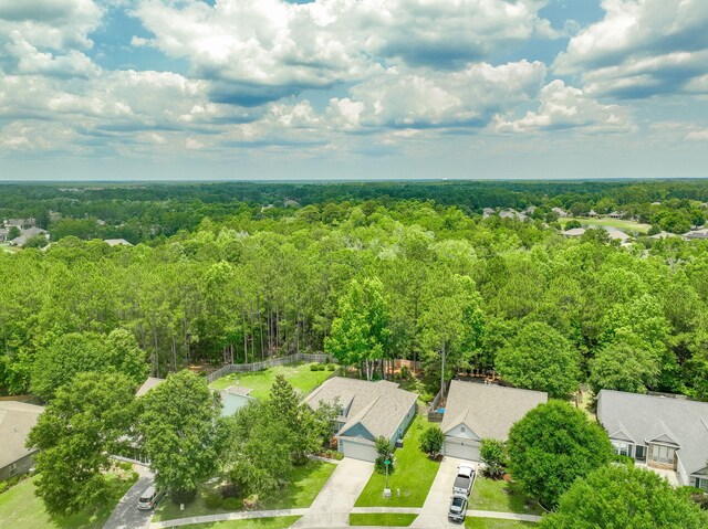 53 Concert Ct, Freeport, FL 32439 - aerial view of residential area featuring a forest
