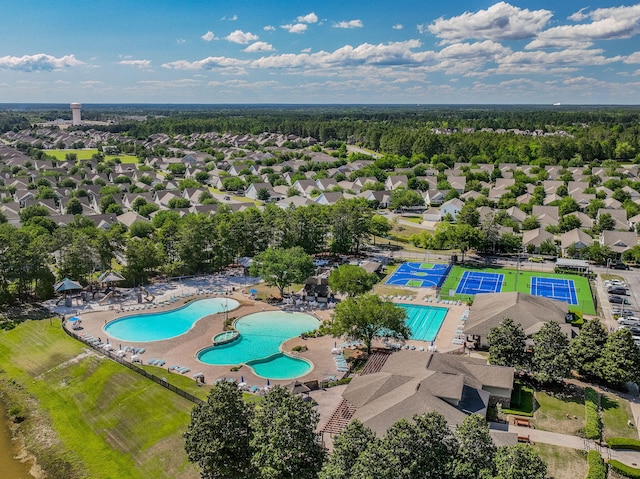 53 Concert Ct, Freeport, FL 32439 - aerial view of a pool