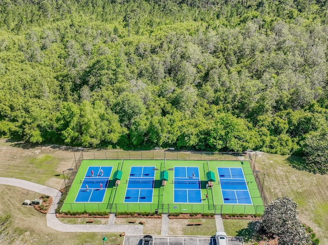 53 Concert Ct, Freeport, FL 32439 - bird's eye view of a heavily wooded area
