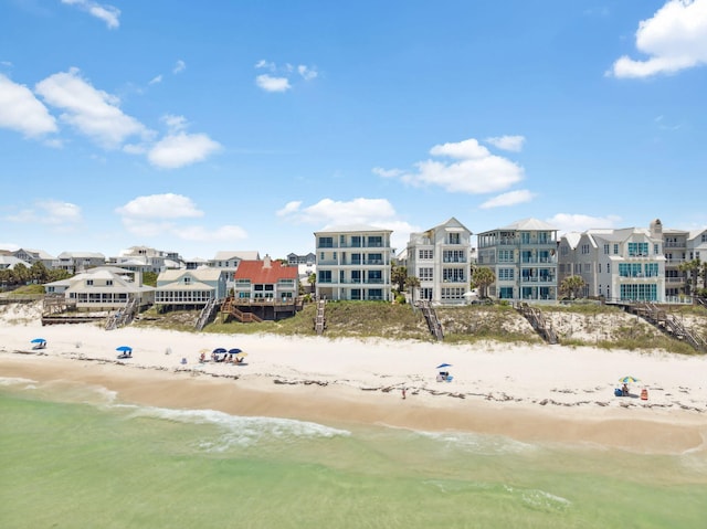 323 Pompano St, Inlet Beach, FL 32461 - view of home's community featuring view of water and beach