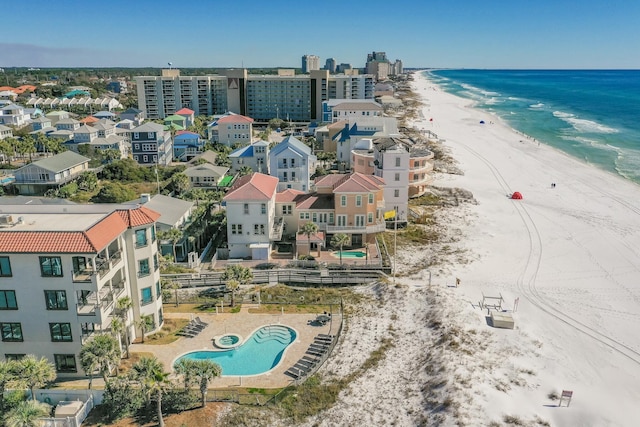 134 Norwood Dr Unit Ph1, Miramar Beach, FL 32550 - bird's eye view of a pool and waterfront with a beach
