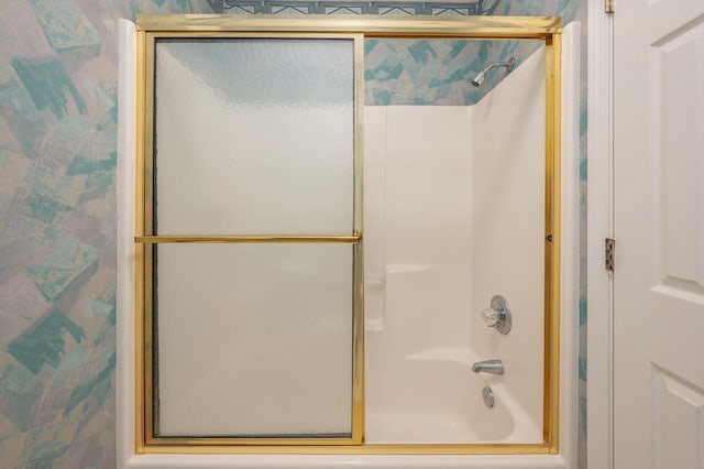 1131 Stanley Ln, Baker, FL 32531 - full bathroom with shower / bath combination with glass door