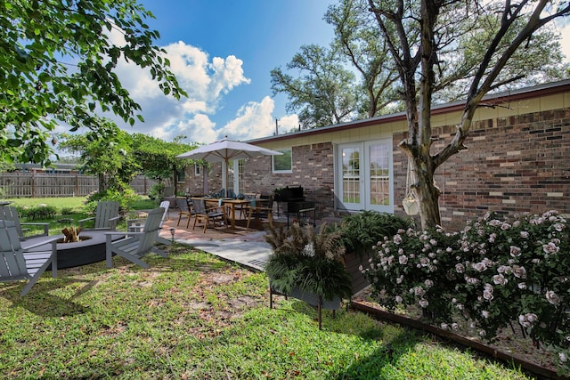 709 Russell Blvd, Fort Walton Beach, FL 32547 - view of yard featuring a patio area