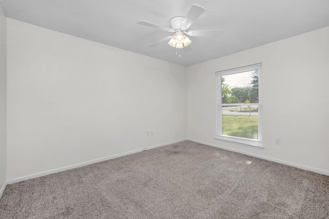 709 Russell Blvd, Fort Walton Beach, FL 32547 - unfurnished room with carpet floors, baseboards, and ceiling fan