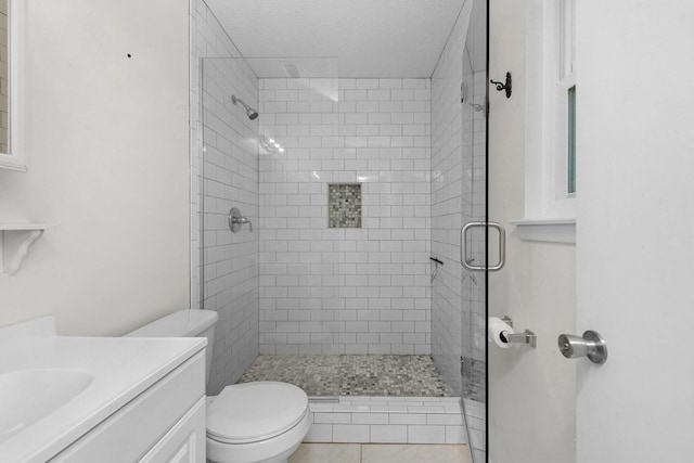 709 Russell Blvd, Fort Walton Beach, FL 32547 - full bathroom with toilet, vanity, and a shower stall