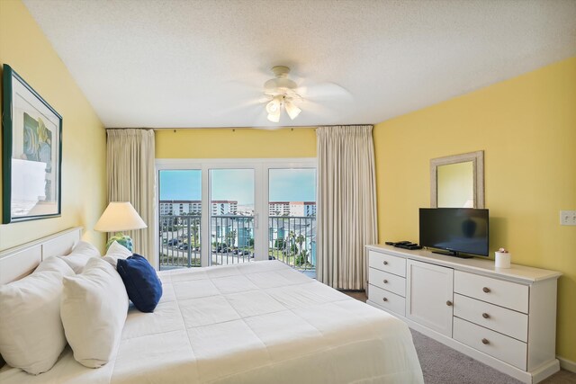 895 Santa Rosa Blvd Unit 707, Fort Walton Beach, FL 32548 - bedroom with carpet and a ceiling fan
