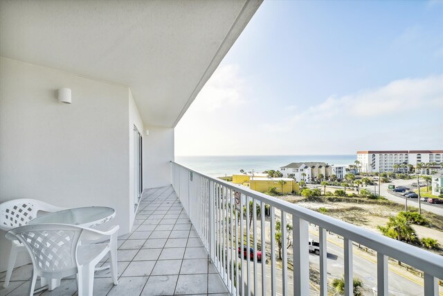 895 Santa Rosa Blvd Unit 707, Fort Walton Beach, FL 32548 - balcony featuring a water view
