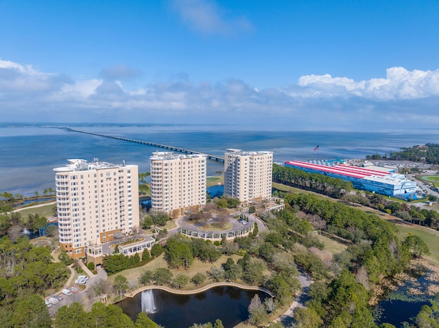 408 Kelly Plantation Dr Unit 611, Destin, FL 32541 - drone / aerial view of a large body of water and apartment complex / building