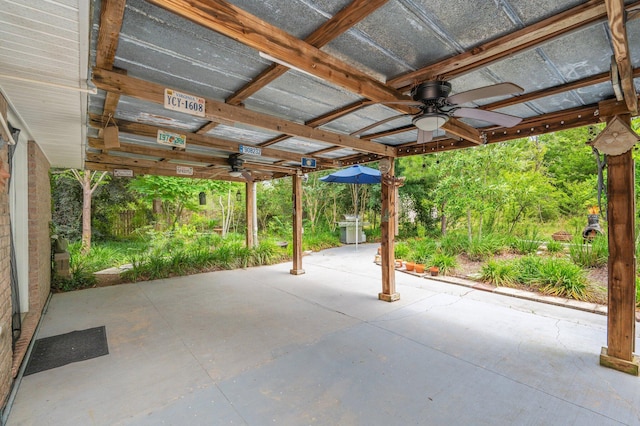5420 Flag Tail Ln, Crestview, FL 32539 - view of patio / terrace with a ceiling fan
