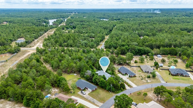 5420 Flag Tail Ln, Crestview, FL 32539 - aerial overview of property's location featuring a forest