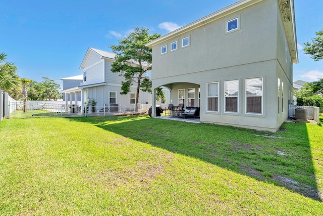 151 Penelope St, Miramar Beach, FL 32550 - rear view of house with a patio and central air condition unit