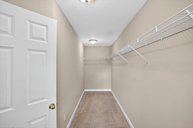 2909 Five Oaks Ln, Shalimar, FL 32579 - walk in closet featuring carpet floors