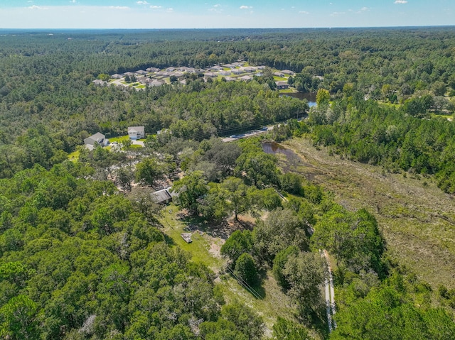 3241 Auburn Rd, Crestview, FL 32539 - aerial overview of property's location with a heavily wooded area