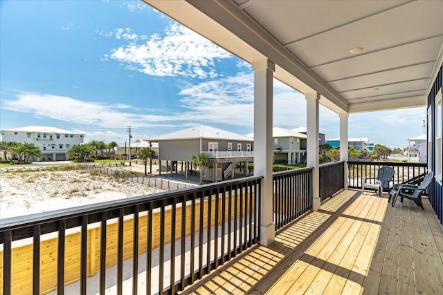 8169 White Sands Blvd, Navarre, FL 32566 - deck with a residential view