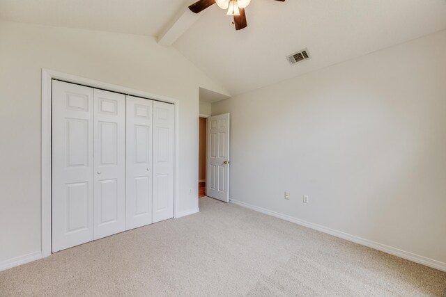 2803 Macgregor Ln, Crestview, FL 32539 - unfurnished bedroom featuring carpet, a closet, baseboards, and a ceiling fan