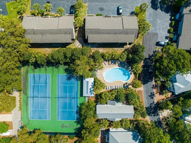 15 Cypress St Unit 268, Santa Rosa Beach, FL 32459 - bird's eye view of a pool area