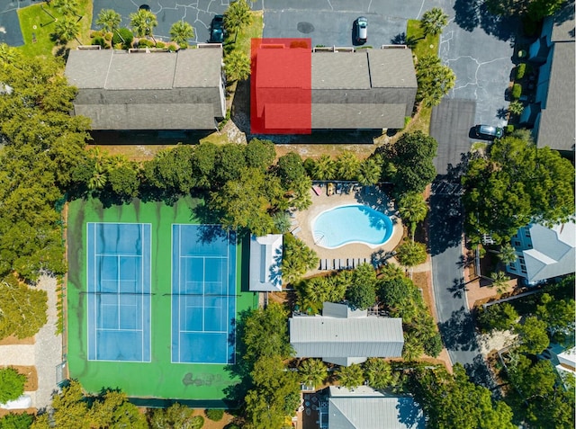 15 Cypress St Unit 268, Santa Rosa Beach, FL 32459 - aerial view of a pool