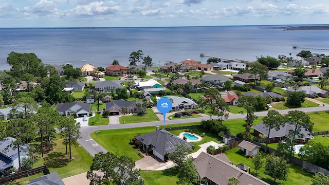108 Colony Bay Harbour Dr, Panama City Beach, FL 32407 - aerial view of residential area featuring a nearby body of water