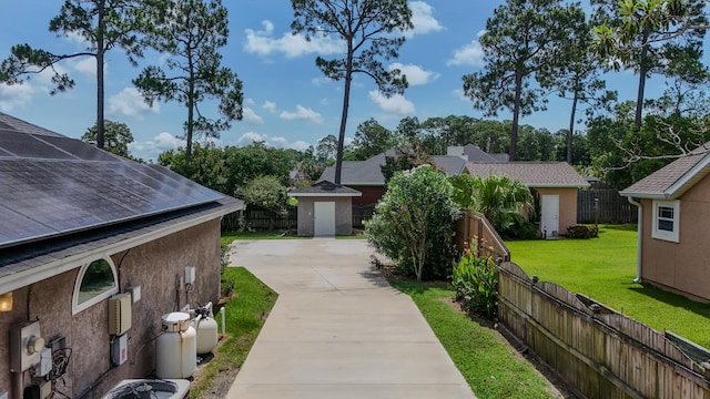 108 Colony Bay Harbour Dr, Panama City Beach, FL 32407 - view of yard featuring an outbuilding