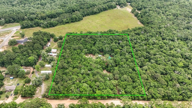2765 Shade Tree Ln, Ponce De Leon, FL 32455 - aerial overview of property's location with a heavily wooded area and property boundaries highlighted