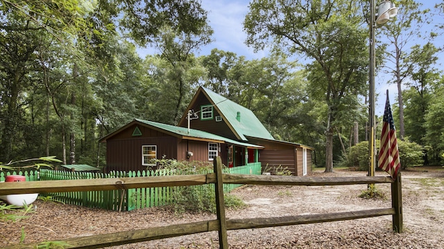 2765 Shade Tree Ln, Ponce De Leon, FL 32455 - view of front of property with metal roof