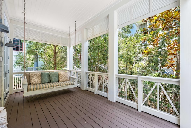 21 Founders Ct, Watersound, FL 32461 - view of unfurnished sunroom