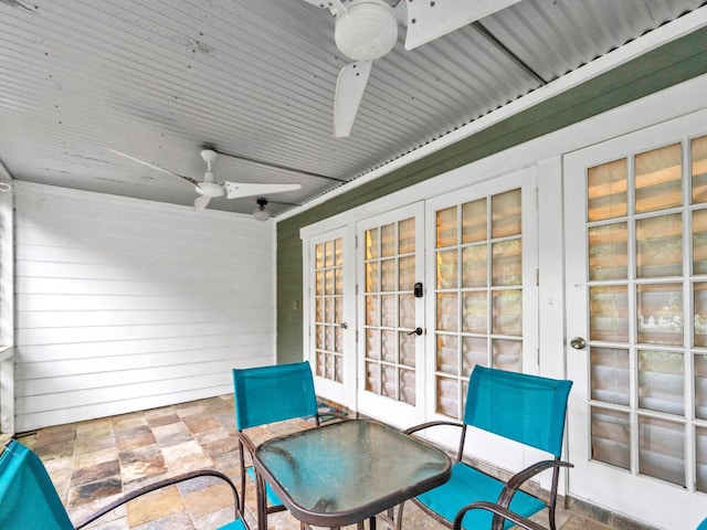50 Gossamer Ln Unit 10, Inlet Beach, FL 32461 - sunroom / solarium featuring french doors