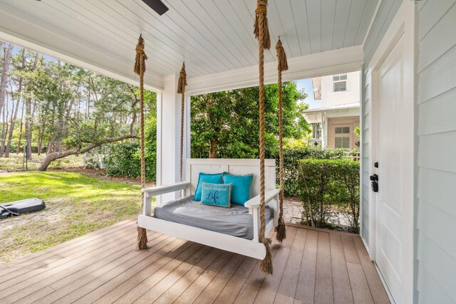 51 Grande Pointe Dr, Inlet Beach, FL 32461 - porch with a lawn