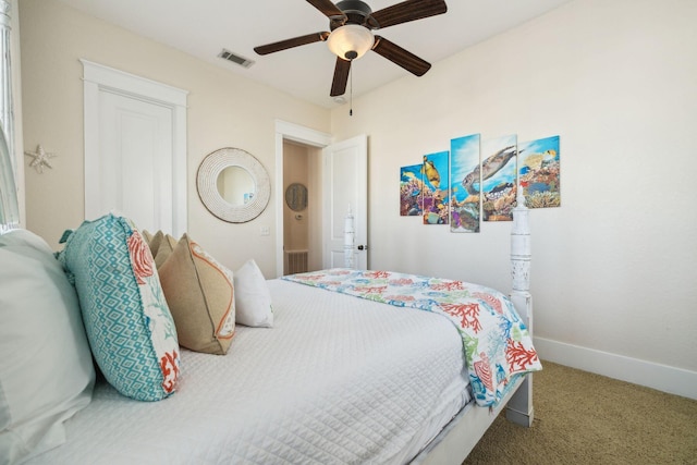51 Grande Pointe Dr, Inlet Beach, FL 32461 - bedroom featuring carpet floors, a ceiling fan, and baseboards
