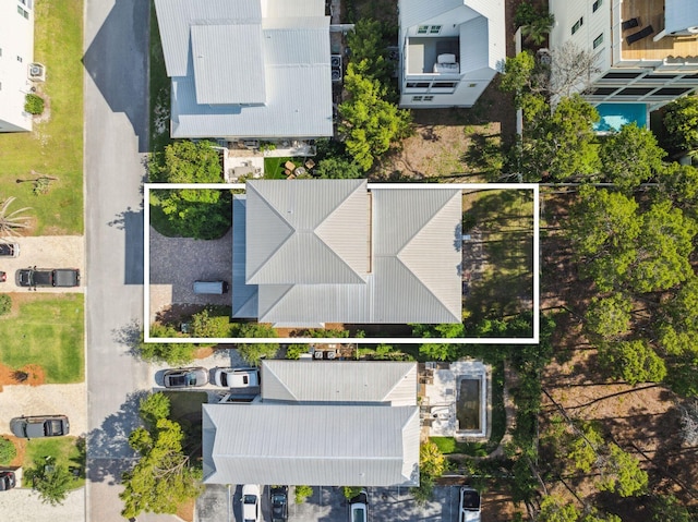 51 Grande Pointe Dr, Inlet Beach, FL 32461 - aerial overview of property's location with property parcel outlined