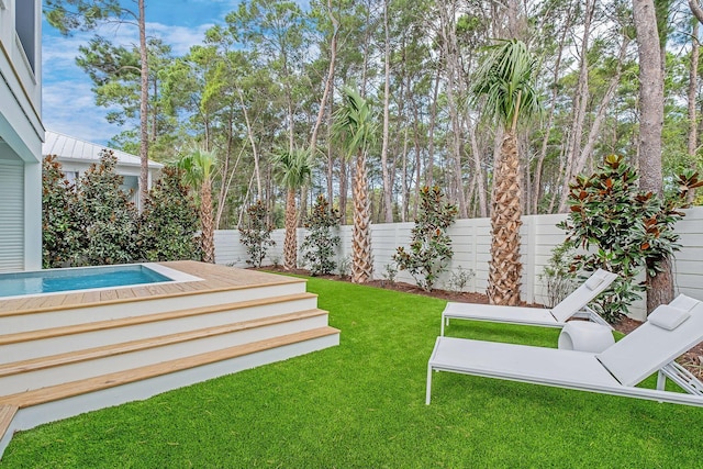 LOT36 Grande Pointe Cir, Inlet Beach, FL 32461 - view of yard with a pool