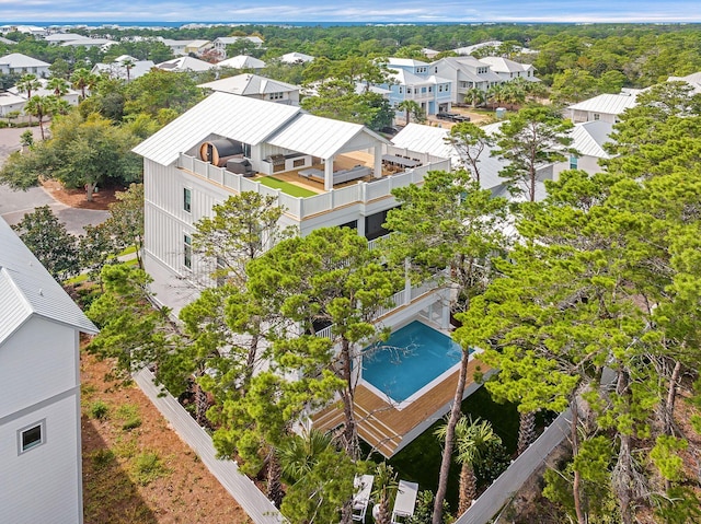LOT36 Grande Pointe Cir, Inlet Beach, FL 32461 - drone / aerial view of a pool