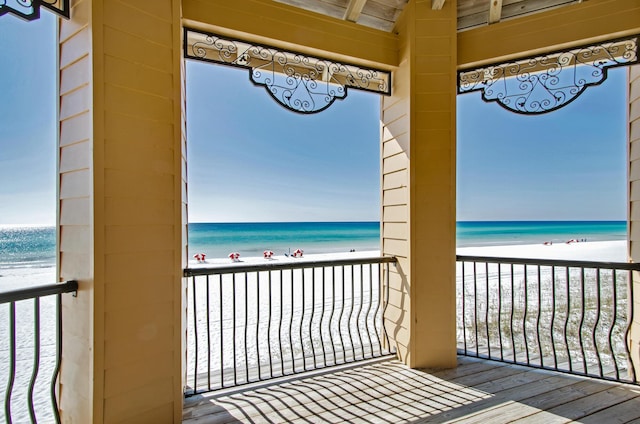 50 Surf Song Ln Unit 312D, Miramar Beach, FL 32550 - balcony with view of water and beach